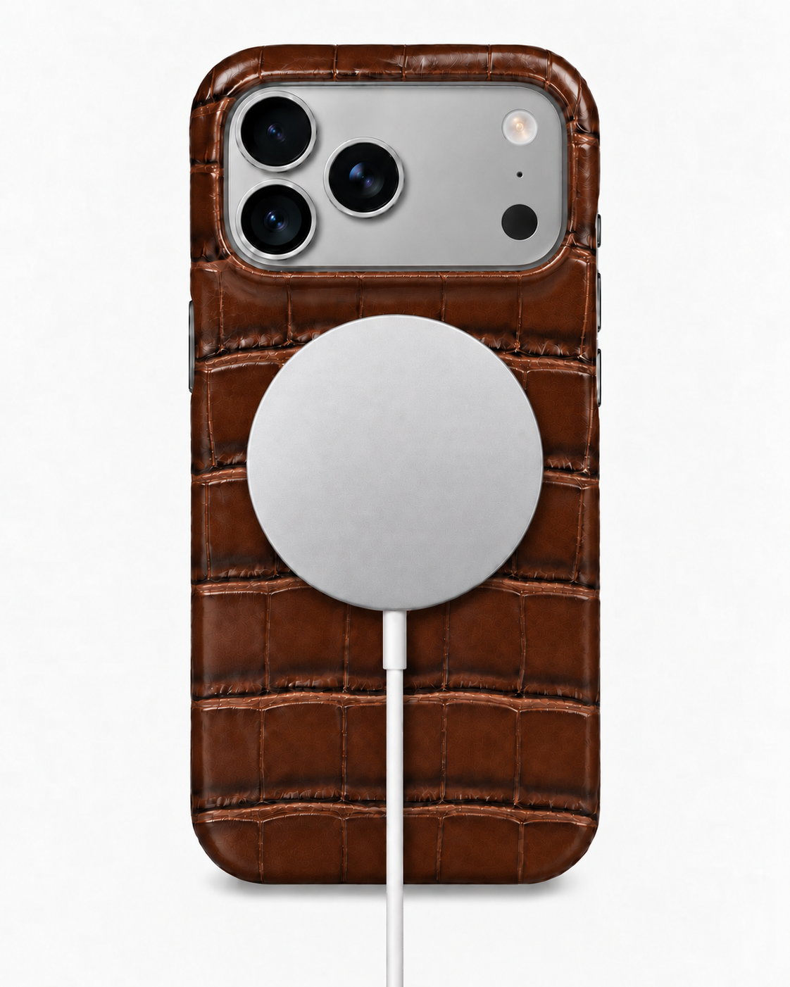 iPhone 18 Pro — Crocodile — Chocolate — View image 5