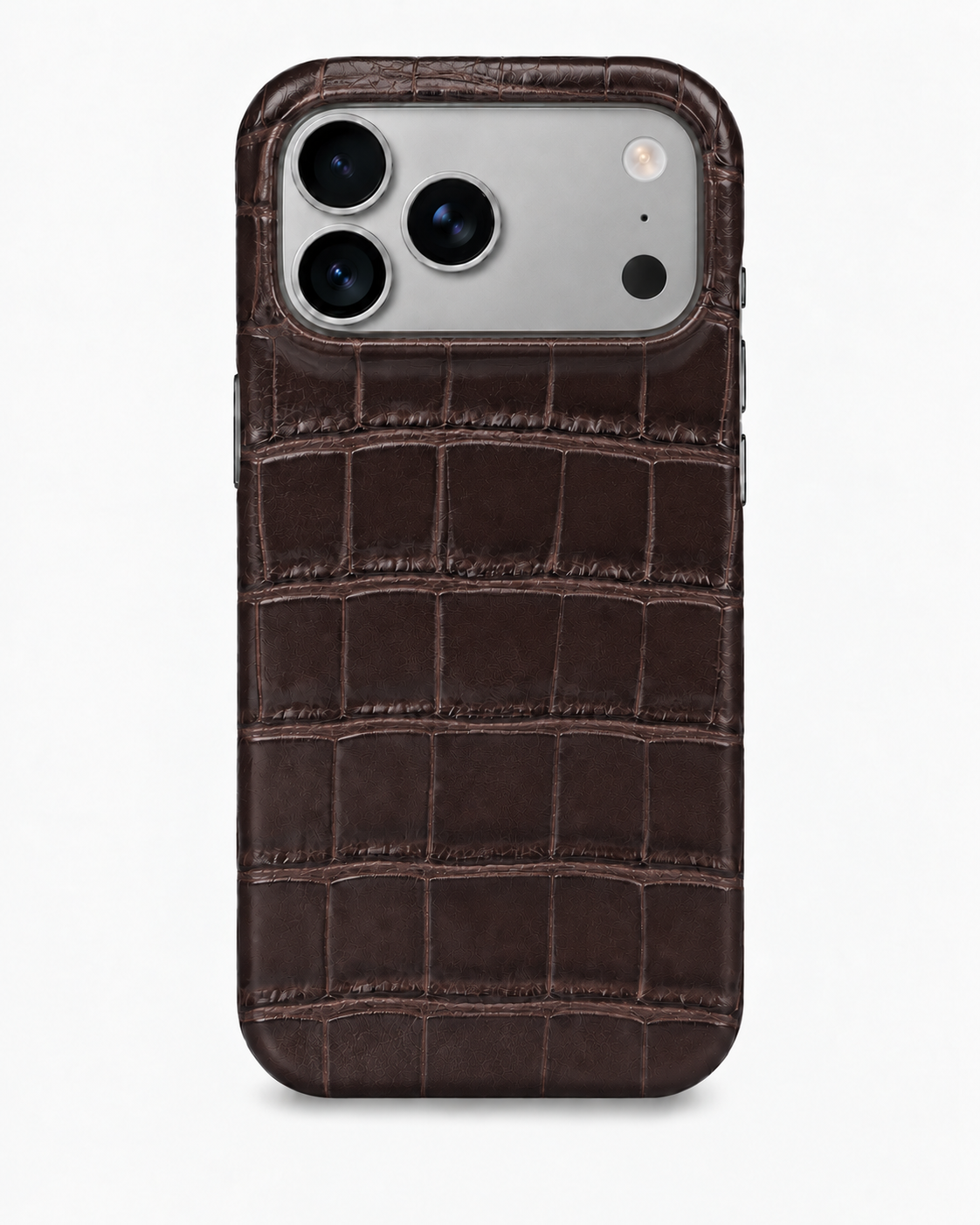 iPhone 18 Pro — Crocodile — Dark Brown — View image 1