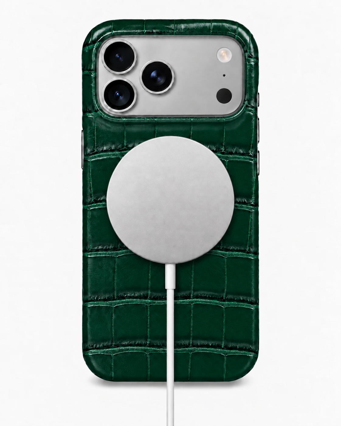 iPhone 17 Pro — Coccodrillo — Verde scuro — Visualizza immagine 5