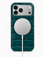 iPhone 18 Pro — Crocodile — Vert pétrole foncé — Voir l’image 5