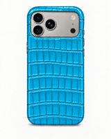 iPhone 17 Pro Max — Crocodile — Aqua Blue — View image 1