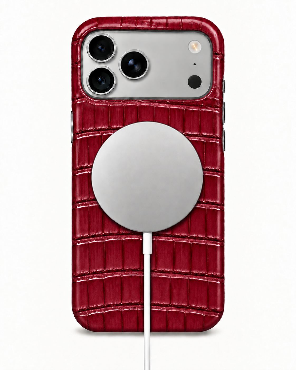 iPhone 17 Pro Max — Crocodile — Cherry Red — View image 5