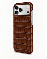 iPhone 17 Pro Max — Crocodile — Chocolat — Voir l’image 2