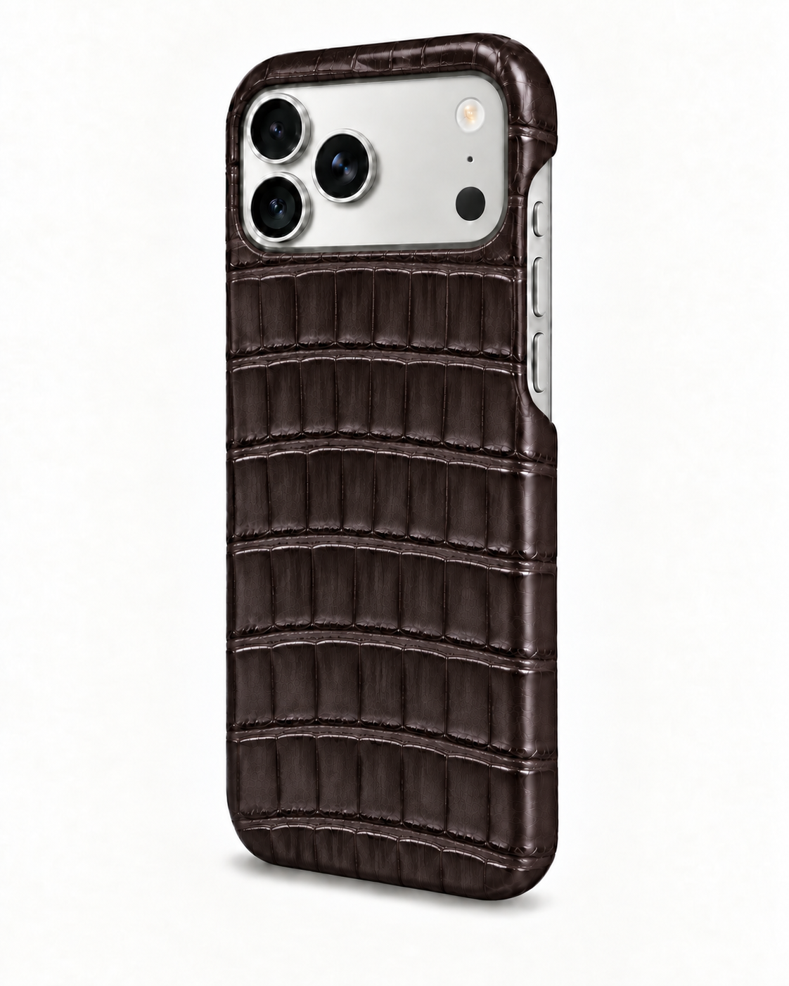 iPhone 17 Pro Max — Crocodile — Marron foncé — Voir l’image 2