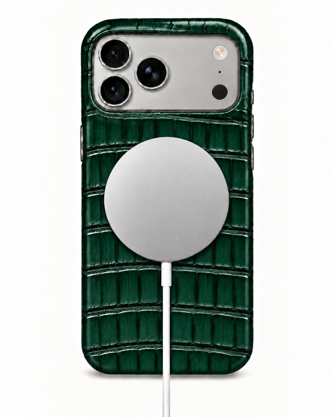 iPhone 17 Pro Max — Crocodile — Dark Green — View image 5