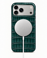 iPhone 17 Pro Max — Crocodile — Vert pétrole foncé — Voir l’image 5