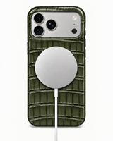 iPhone 17 Pro Max — Crocodile — Vert militaire — Voir l’image 5