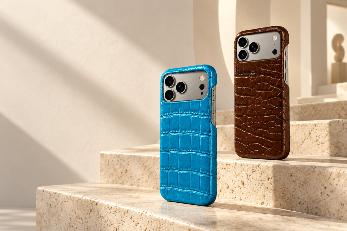Cover CLAN Milano iPhone 18 Pro e Pro Max in coccodrillo