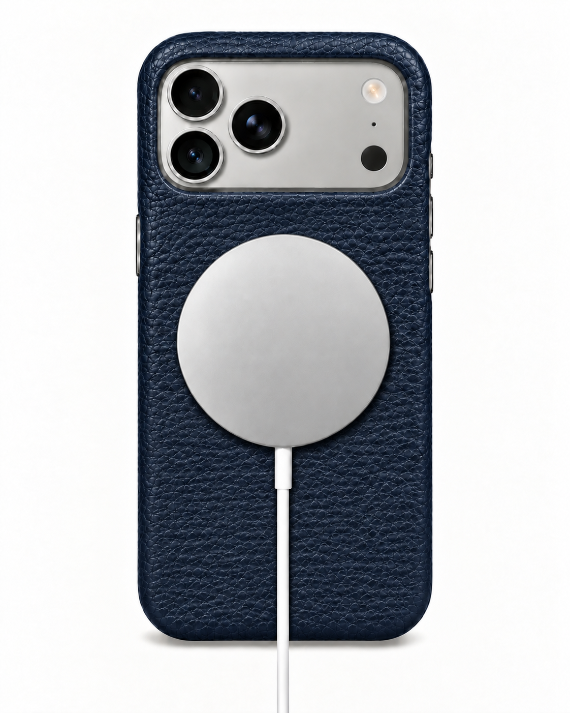 iPhone 18 Pro Max — Calfskin — Blue — View image 5