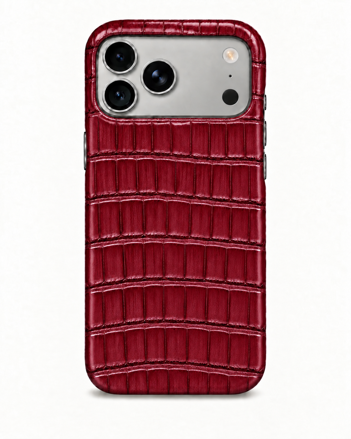 iPhone 18 Pro Max — Crocodile — Cherry Red — View image 1
