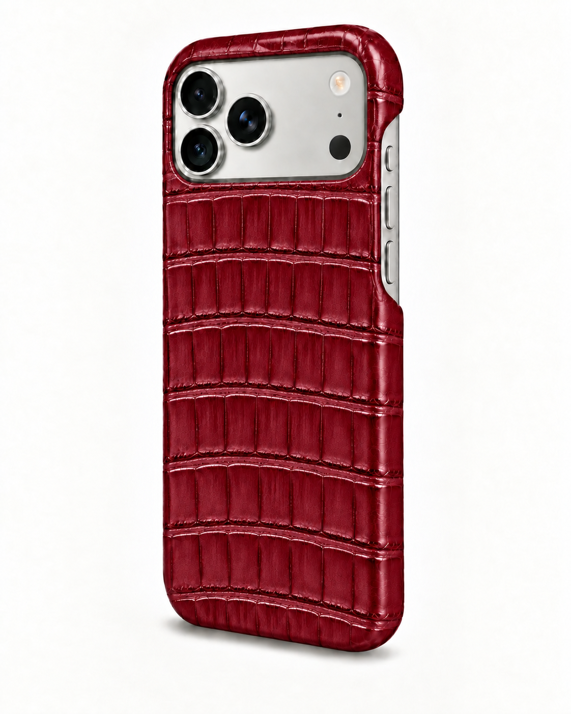 iPhone 18 Pro Max — Crocodile — Cherry Red — View image 2