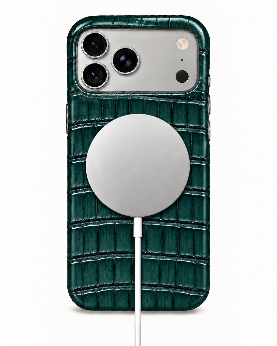 iPhone 18 Pro Max — Crocodile — Vert pétrole foncé — Voir l’image 5