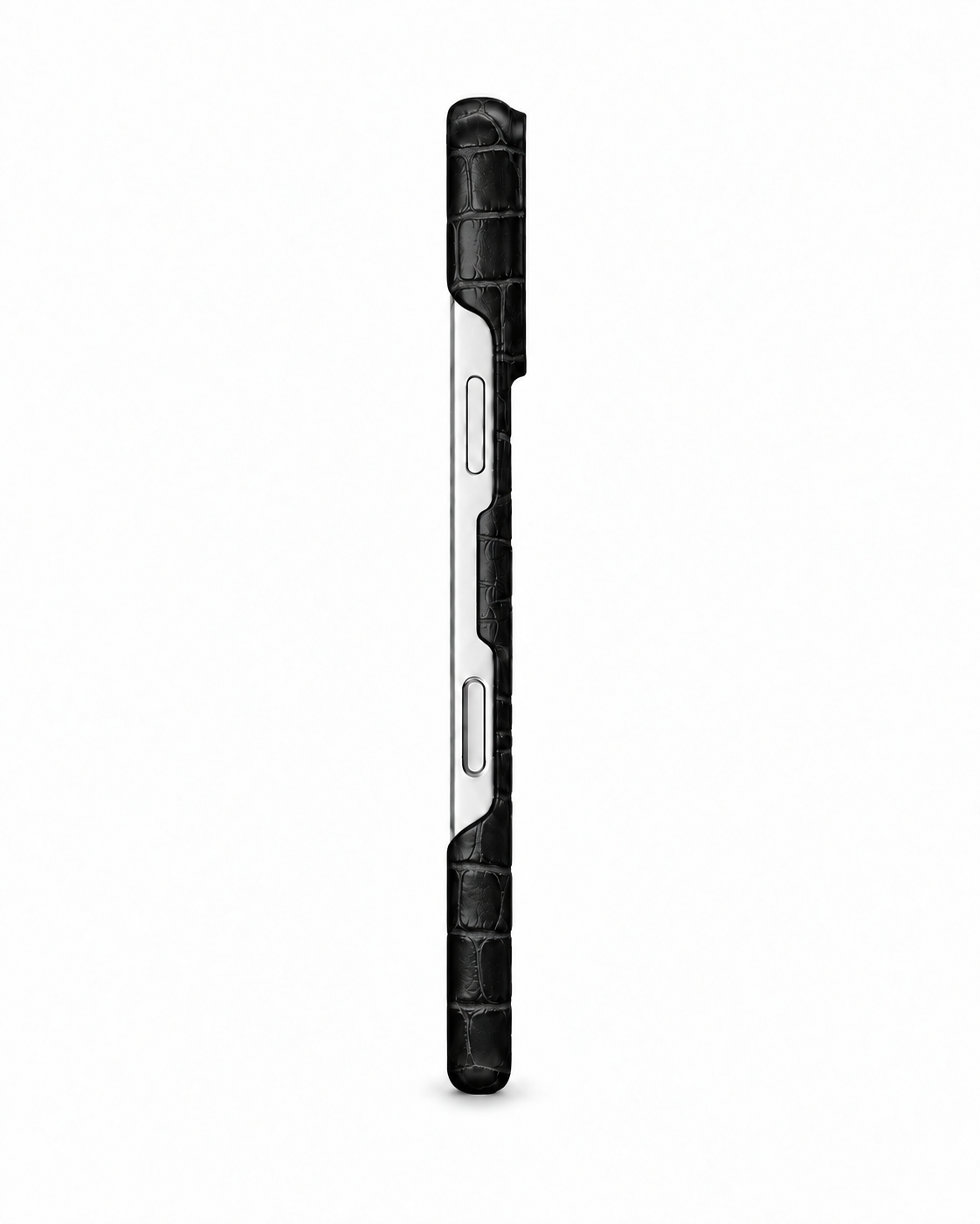 iPhone 18 Pro Max — Crocodile-embossed calfskin — Black — View image 4