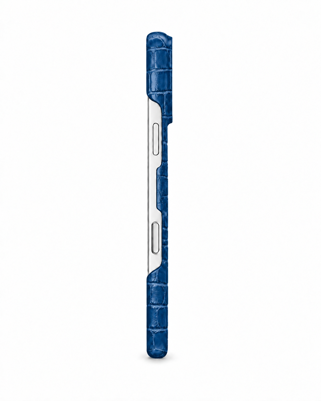 iPhone 18 Pro Max — Vitello stampato coccodrillo — Blu — Visualizza immagine 4