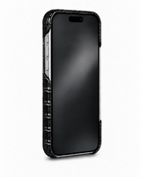 iPhone 18 Pro Max — Crocodile-embossed calfskin — Glossy Black — View image 3
