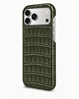 iPhone 18 Pro Max — Crocodile — Vert militaire — Voir l’image 2