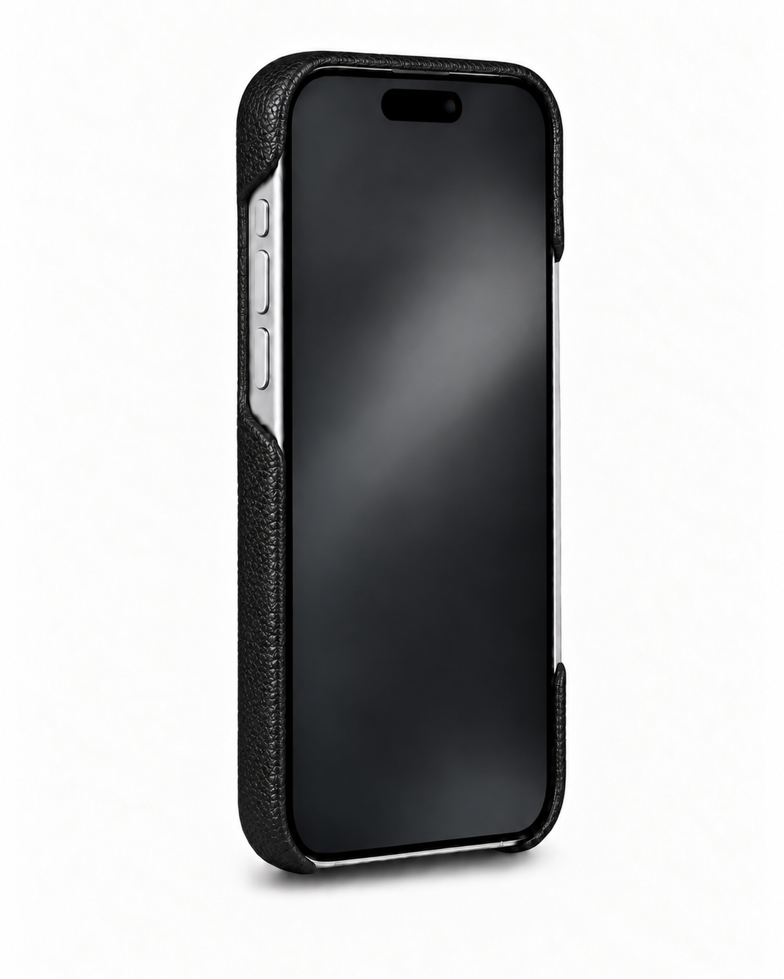 iPhone 17 Pro — Calfskin — Black — View image 3