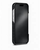 iPhone 16 Pro — Crocodile-embossed calfskin — Black — View image 3