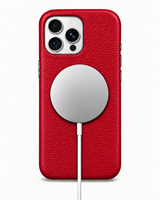 iPhone 16 Pro Max — Genarbtes Kalbsleder — Rot — Bild ansehen 5