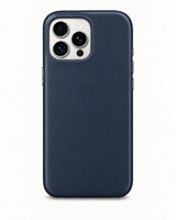 iPhone 16 Pro Max — Smooth calfskin — Blue — View image 1