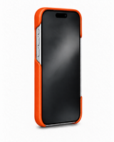 iPhone 17 Pro Max — Glattes Kalbsleder — Orange — Bild ansehen 3