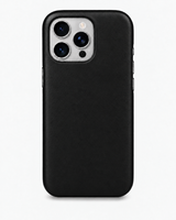 iPhone 16 Pro — Smooth calfskin — Black — View image 1