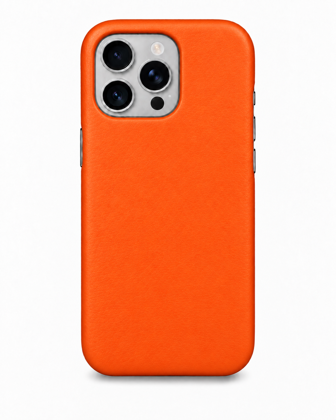iPhone 16 Pro — Glattes Kalbsleder — Orange — Bild ansehen 1