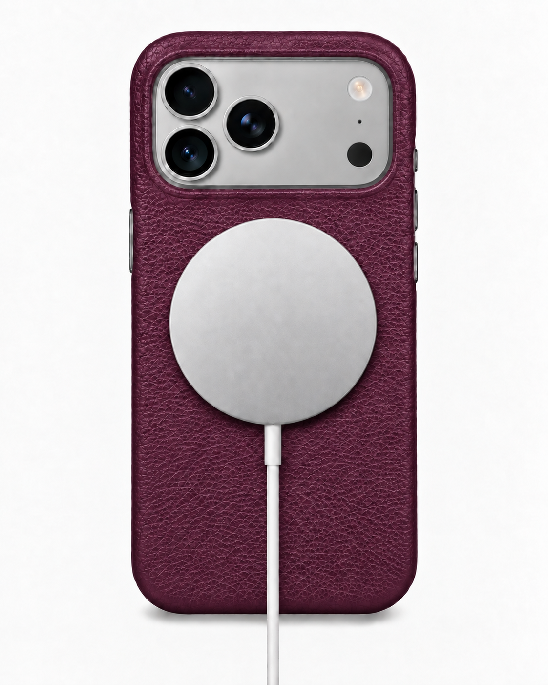 iPhone 18 Pro — Grained calfskin — Purple — View image 5