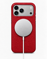 iPhone 17 Pro — Genarbtes Kalbsleder — Rot — Bild ansehen 5