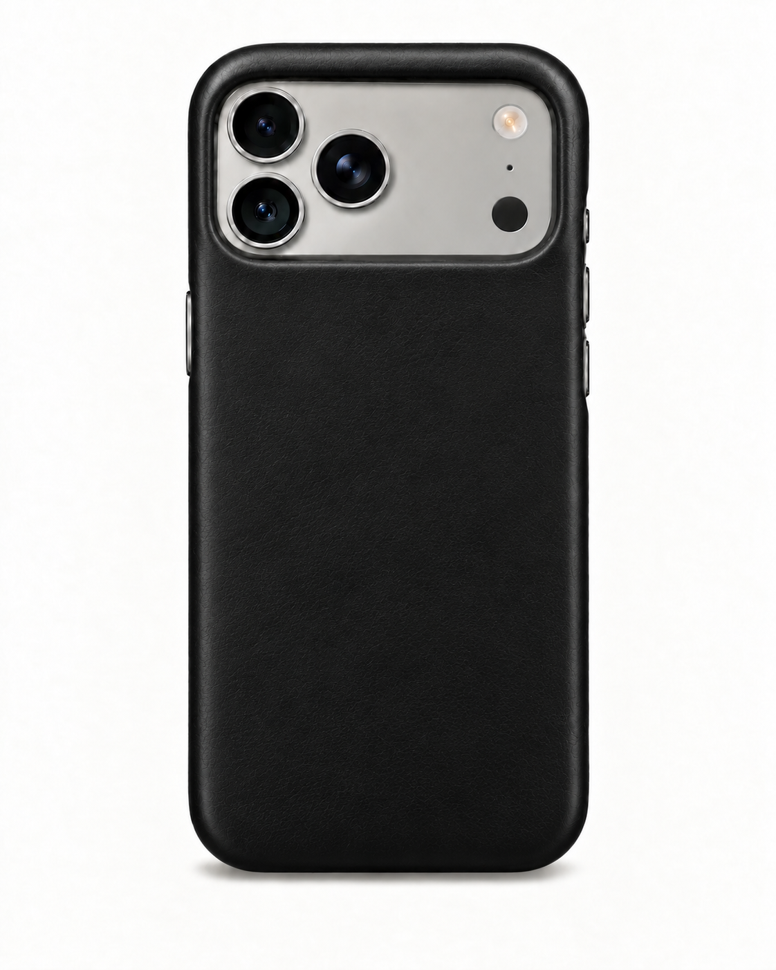 iPhone 17 Pro Max — Smooth calfskin — Black — View image 1