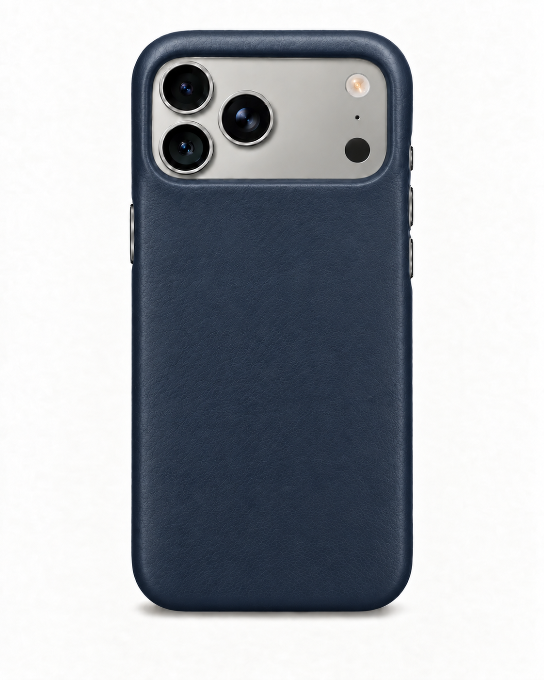 iPhone 17 Pro Max — Smooth calfskin — Blue — View image 1
