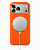 iPhone 17 Pro Max — Glattes Kalbsleder — Orange — Bild ansehen 5