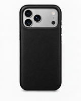 iPhone 18 Pro — Smooth calfskin — Black — View image 1
