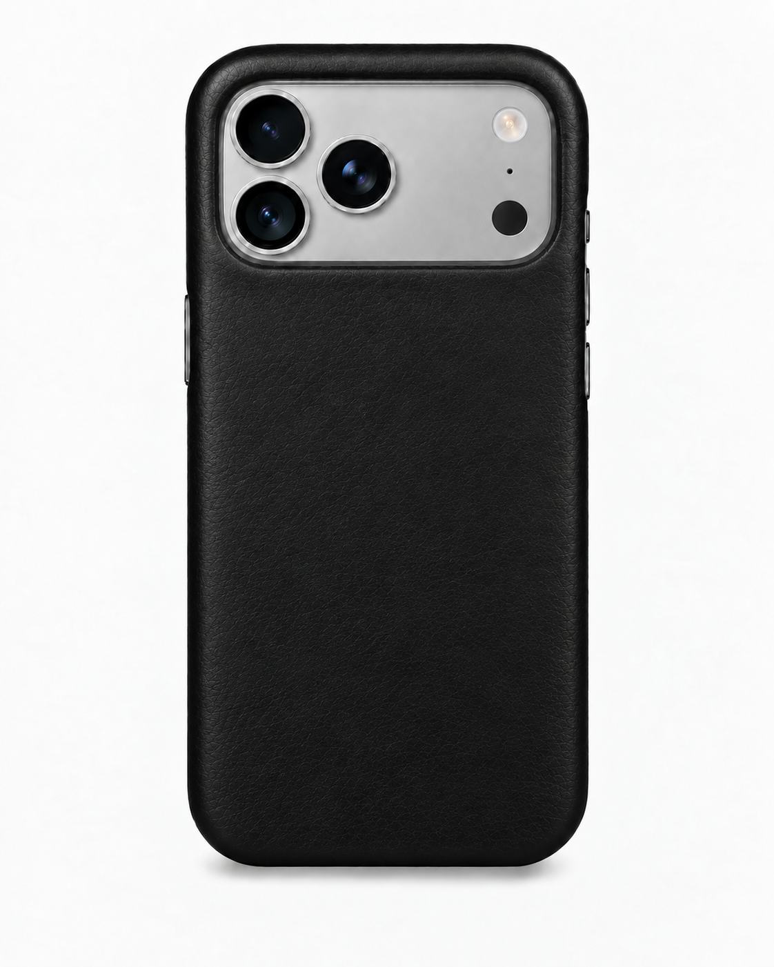 iPhone 18 Pro — Smooth calfskin — Black — View image 1