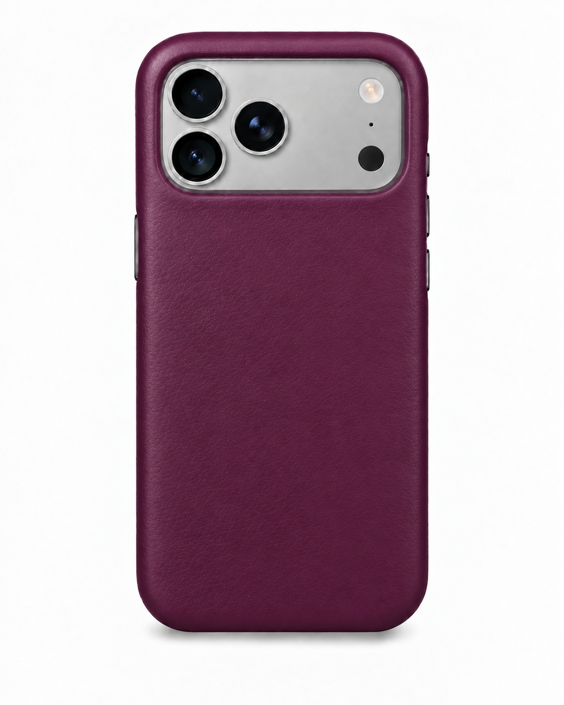 iPhone 17 Pro — Smooth calfskin — Purple — View image 1