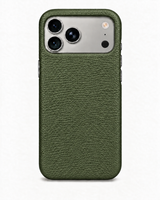 iPhone 17 Pro Max — Grained calfskin — Green — View image 1