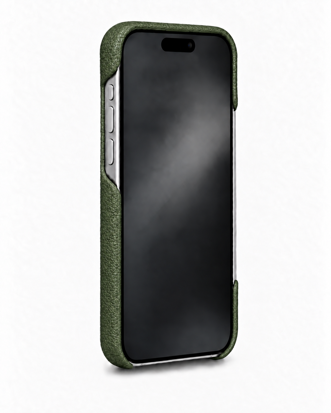 iPhone 17 Pro Max — Grained calfskin — Green — View image 3