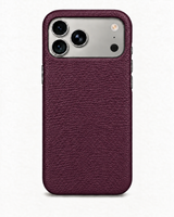 iPhone 17 Pro Max — Grained calfskin — Purple — View image 1