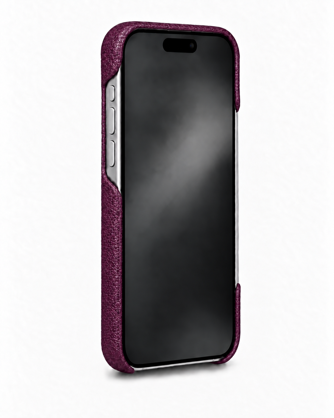 iPhone 17 Pro Max — Grained calfskin — Purple — View image 3