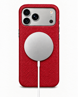 iPhone 18 Pro Max — Genarbtes Kalbsleder — Rot — Bild ansehen 5