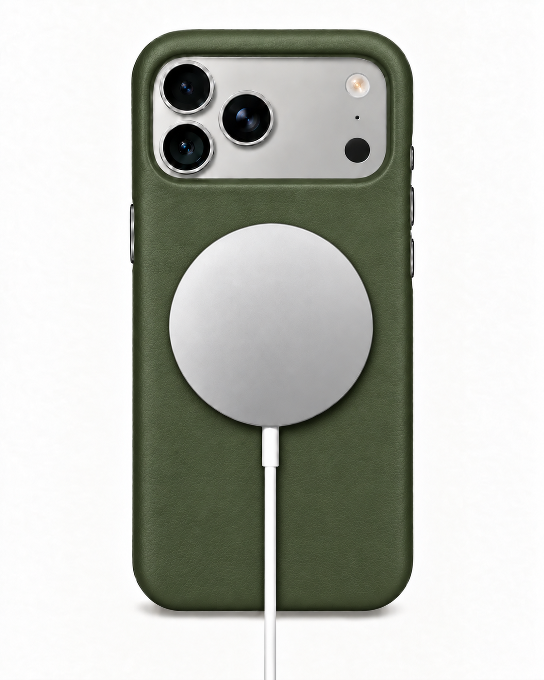 iPhone 18 Pro Max — Glattes Kalbsleder — Grün — Bild ansehen 5
