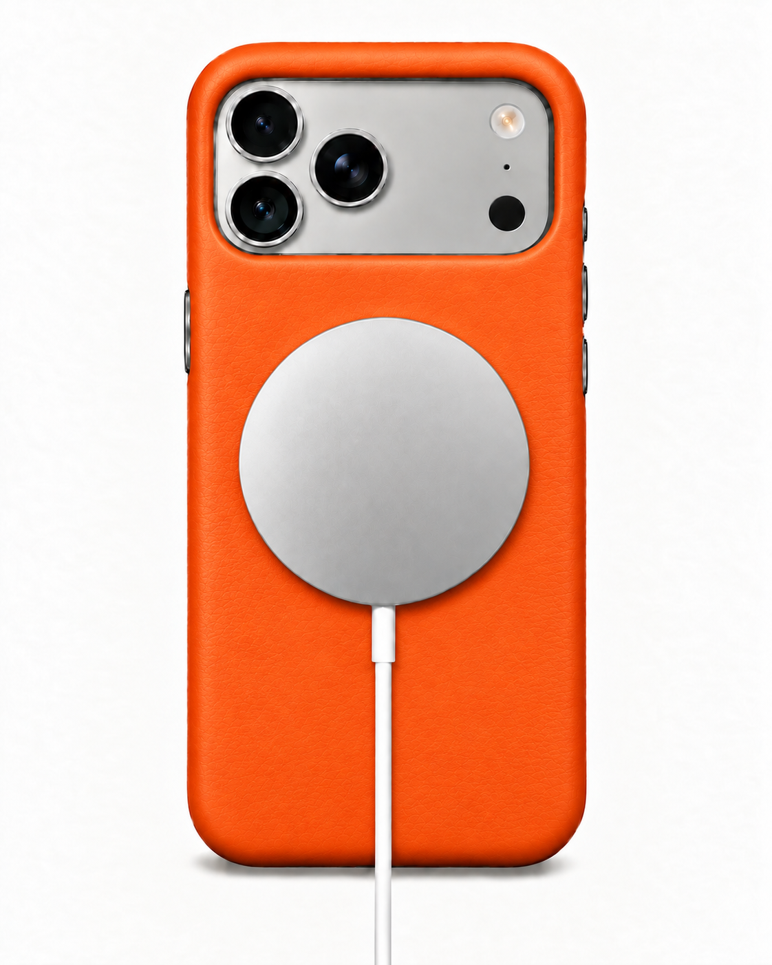 iPhone 18 Pro Max — Veau lisse — Orange — Voir l’image 5