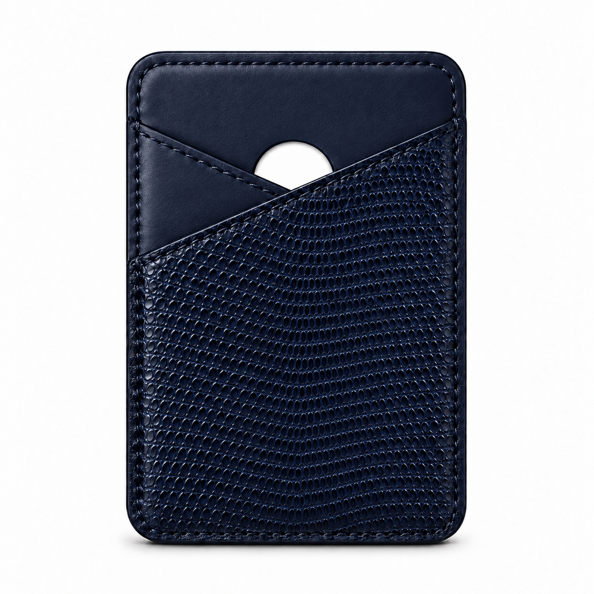 Tarjeteros MagSafe — Cross Pocket — Lagarto — Azul
