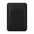 MagSafe-Kartenetuis — Double Pocket — Eidechsenleder — Schwarz