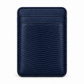 MagSafe-Kartenetuis — Double Pocket — Eidechsenleder — Blau
