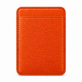 Tarjeteros MagSafe — Single Pocket — Ternera granulada — Naranja