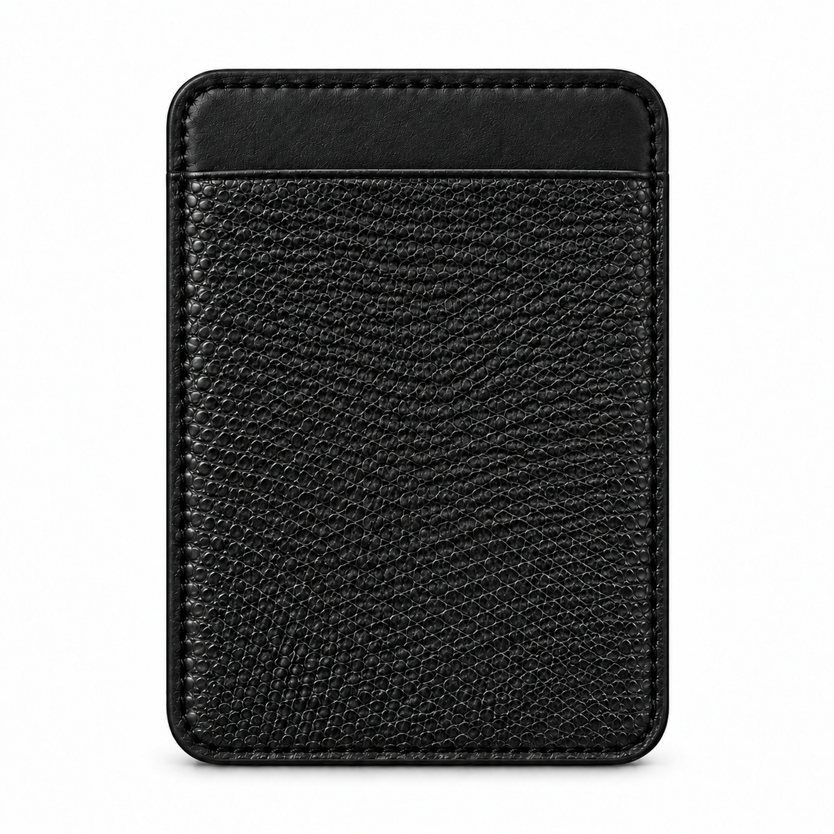 MagSafe-Kartenetuis — Single Pocket — Eidechsenleder — Schwarz