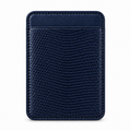 MagSafe-Kartenetuis — Single Pocket — Eidechsenleder — Blau