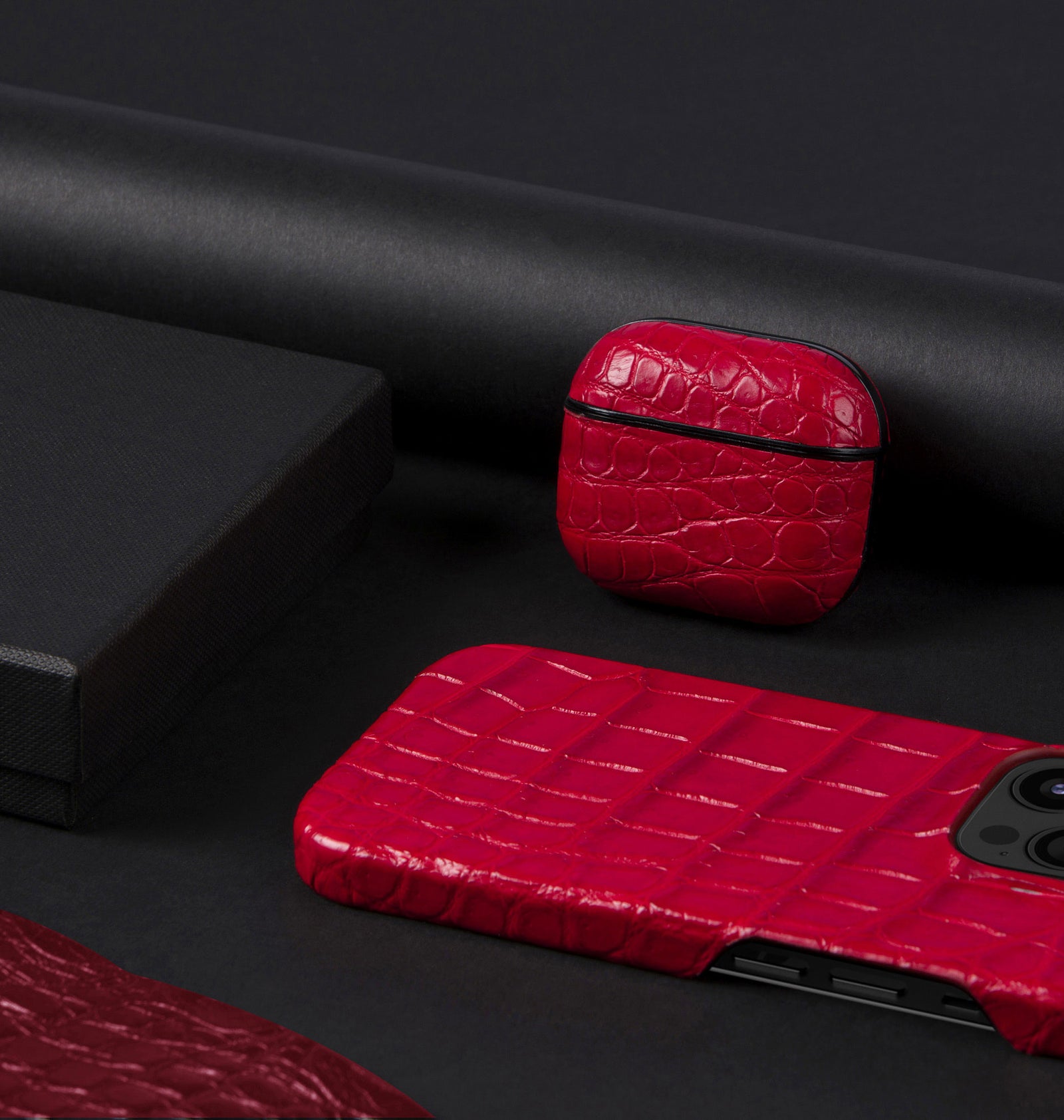 AirPods Pro 2 — Crocodile — Rouge — Voir l’image 5