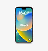 iPhone 14 — Vitello stampato coccodrillo — Marrone Lucido — Visualizza immagine 4